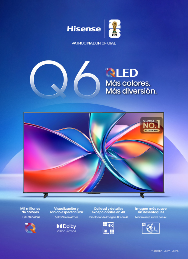 Hisense Q6 Hi-QLED - Más colores, más diversión