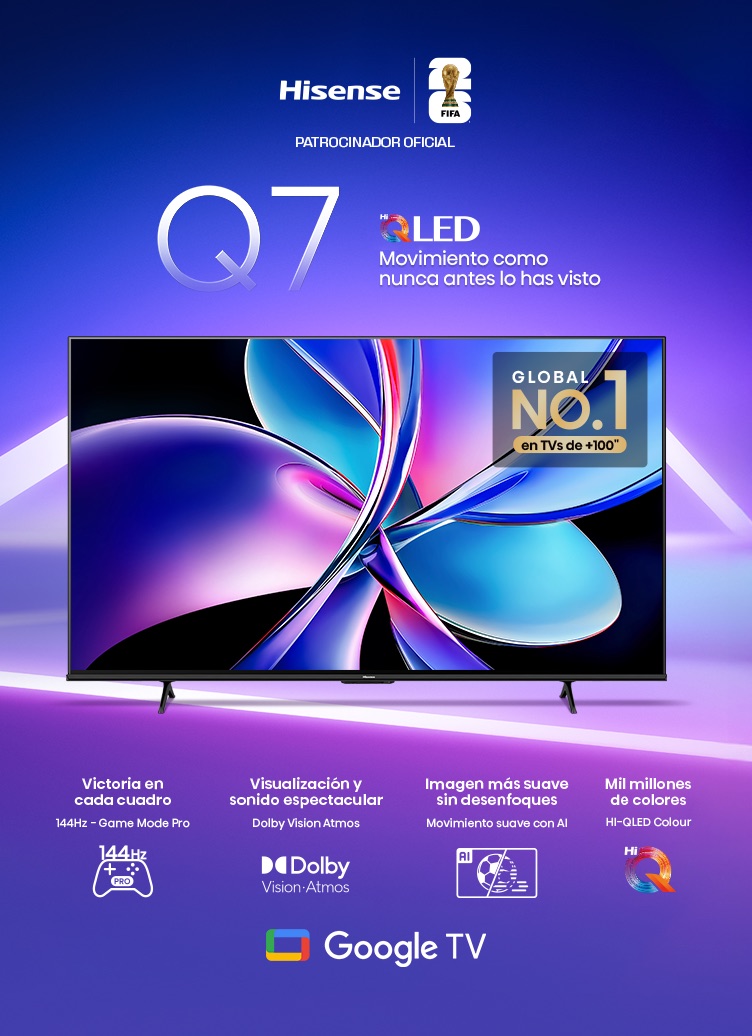 Hisense Q7 Hi-QLED - Movimiento como nunca antes lo has visto