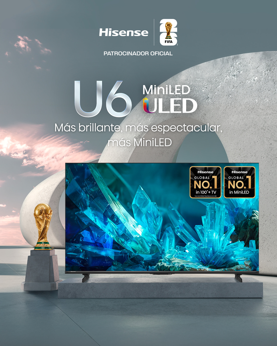 Hisense U6 MiniLED ULED - Más brillante, más espectacular, más MiniLED