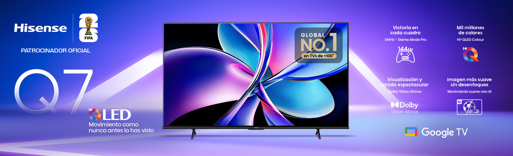 Hisense Q7 Hi-QLED - Movimiento como nunca antes lo has visto