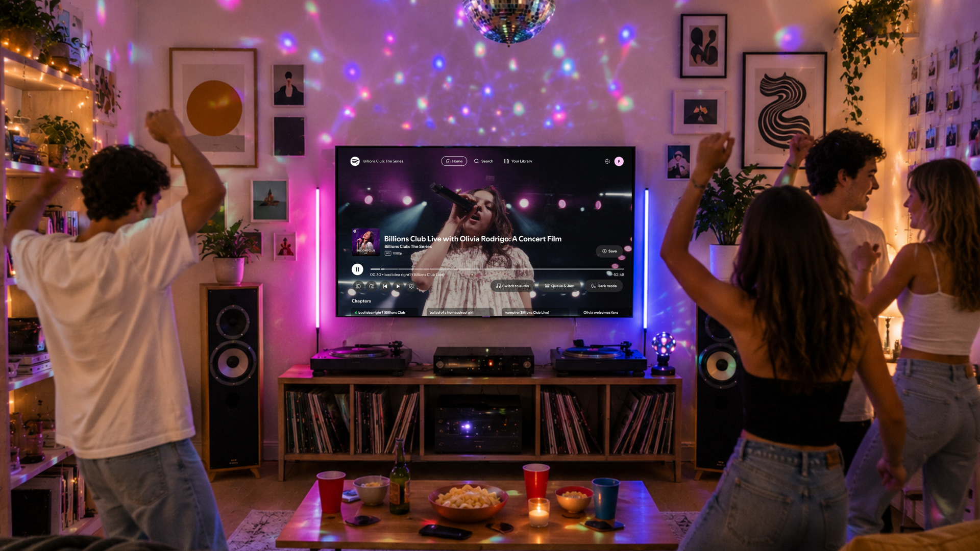 Spotify en Smart TV Hisense con VIDAA