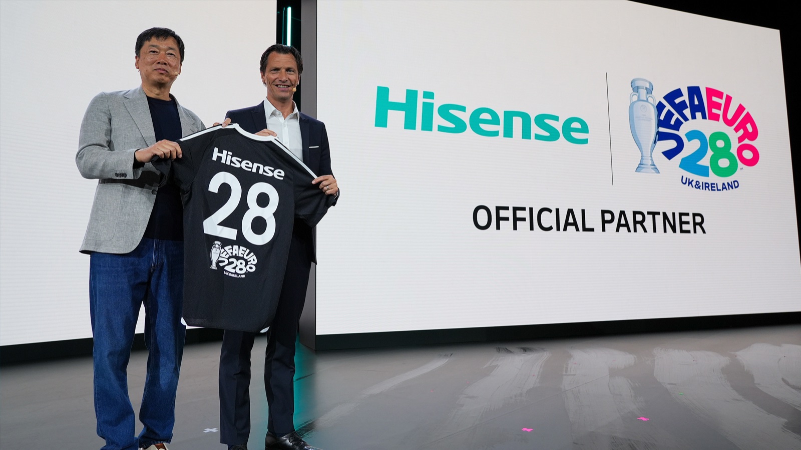 Hisense y UEFA anuncian la renovación de su alianza para la UEFA EURO 2028